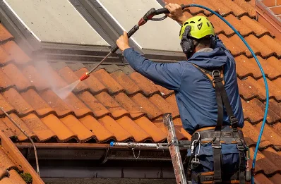 Démoussage et hydrofuge de toiture au Rheu